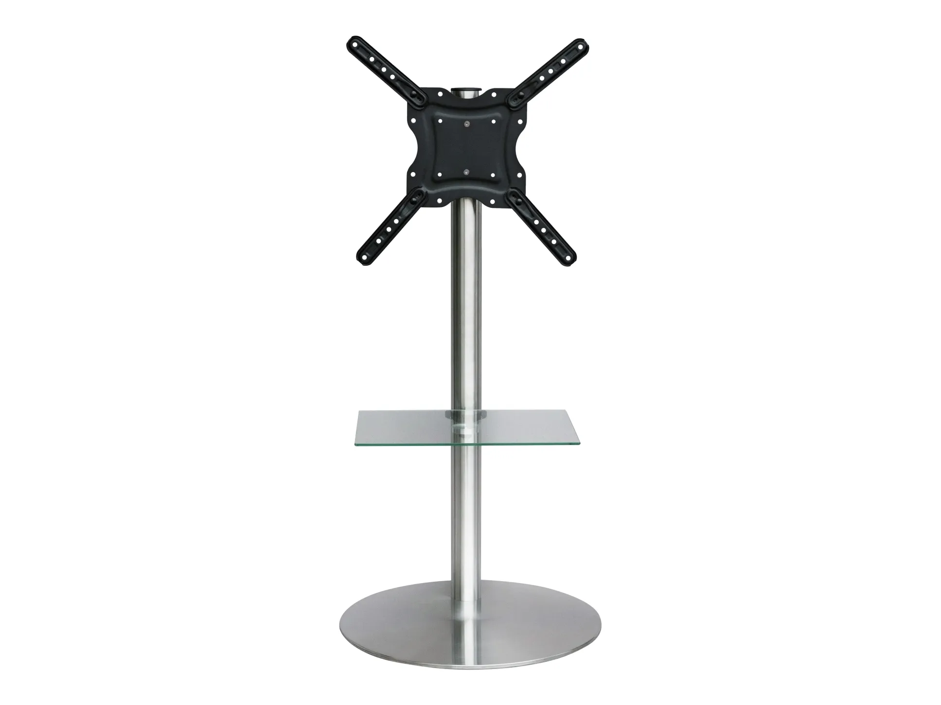 Sinox StandView - Stativ - for LCD display - aluminium, børstet stål - sølv - skærmstørrelse: 26