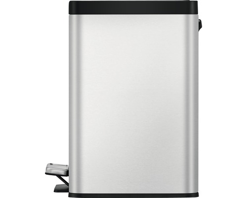 EKO EcoCasa III pedaalemmer, 2 compartimenten, 20 liter, 9 liter, zilver
