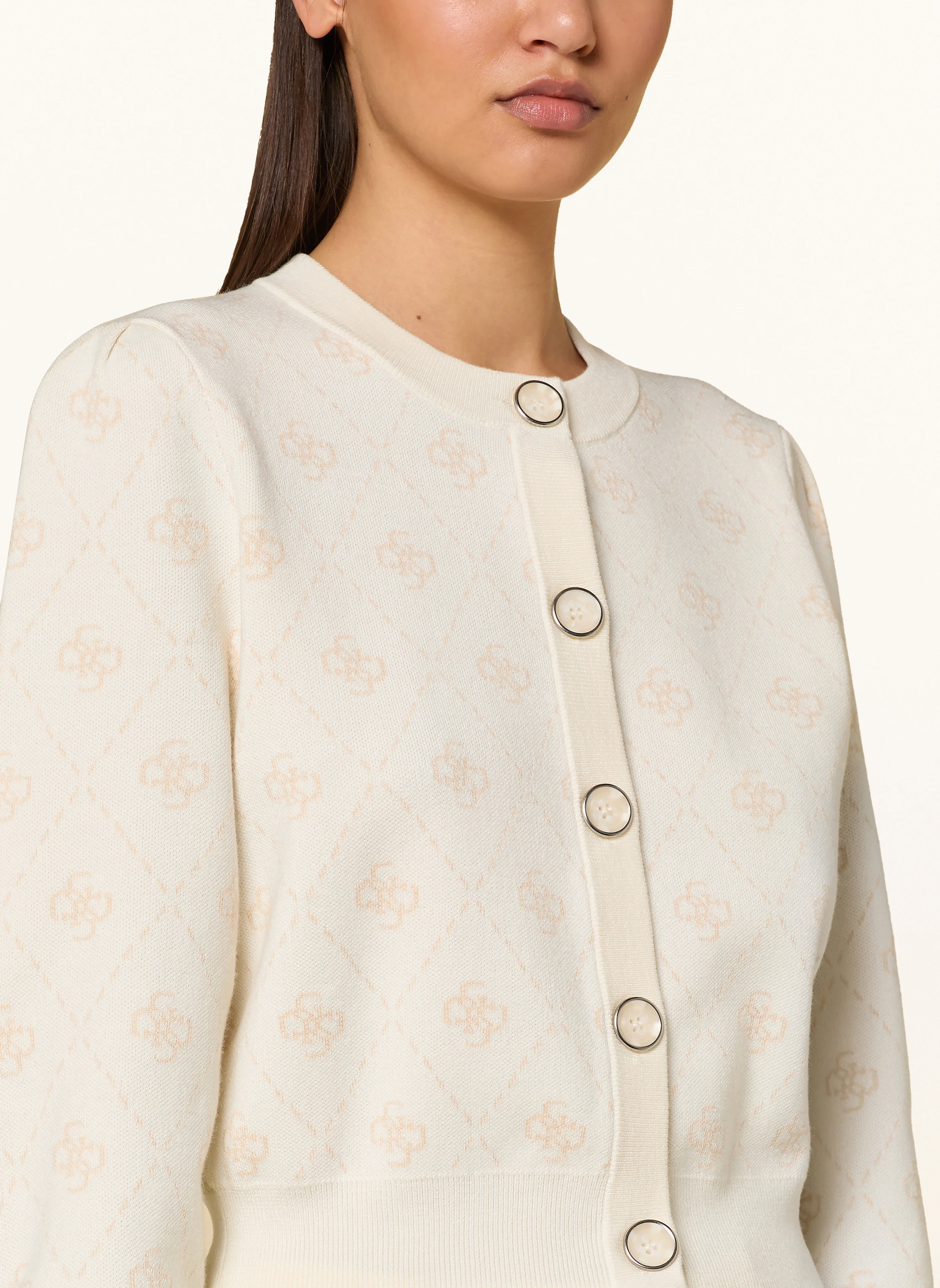 GUESS Cropped-Strickjacke SARAH