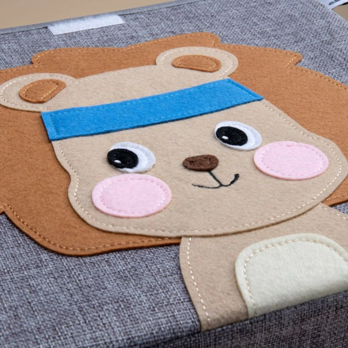 Boîte de rangement en tissu pour enfant 