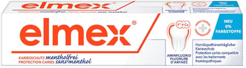 elmex Zahnpasta mentholfrei mit Aminfluorid