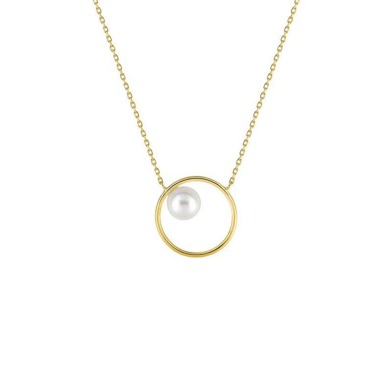 Collier Femme - perle - Or 18 Carats - Longueur : 42 cm