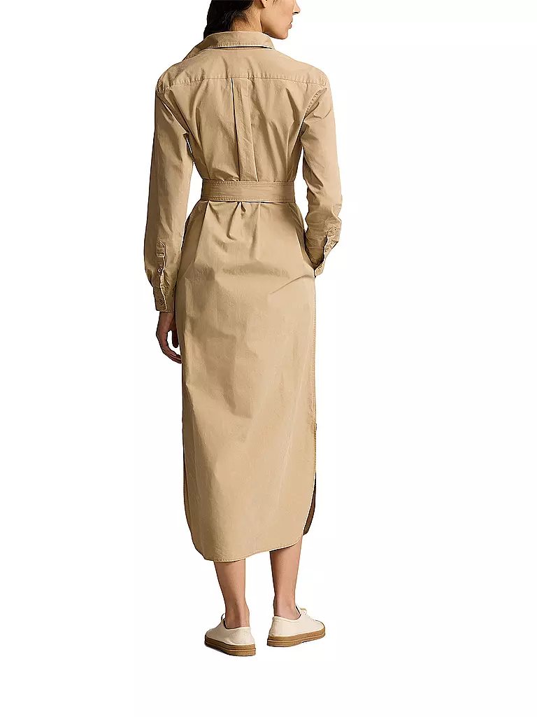 POLO RALPH LAUREN Midikleid beige