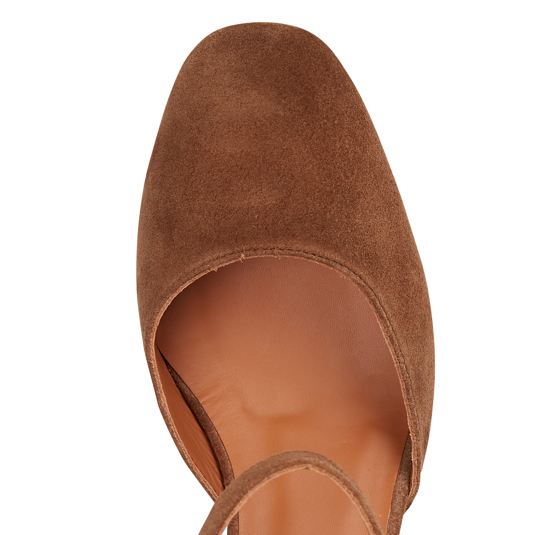 N°619 - Babies en cuir velours | Marron