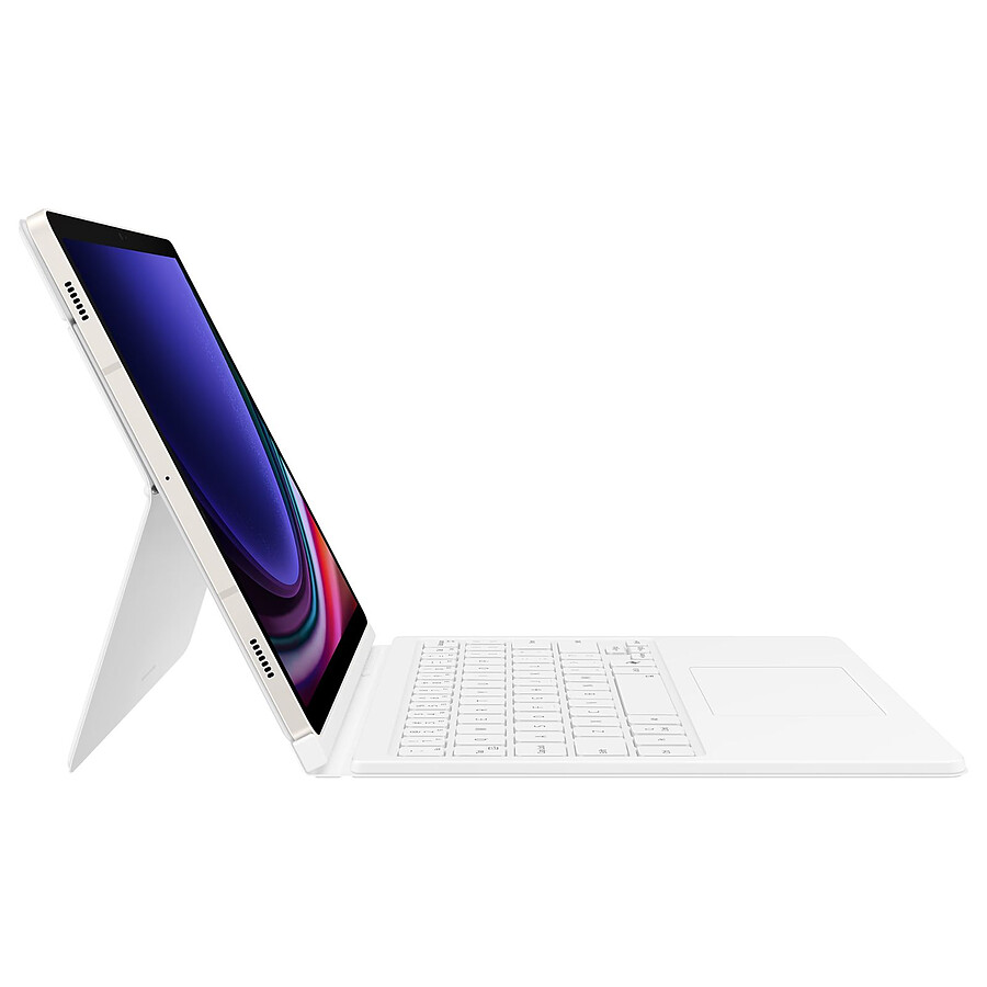 Samsung Book Cover Keyboard (Touche IA) EF-DX725BWEGFR - Blanc
