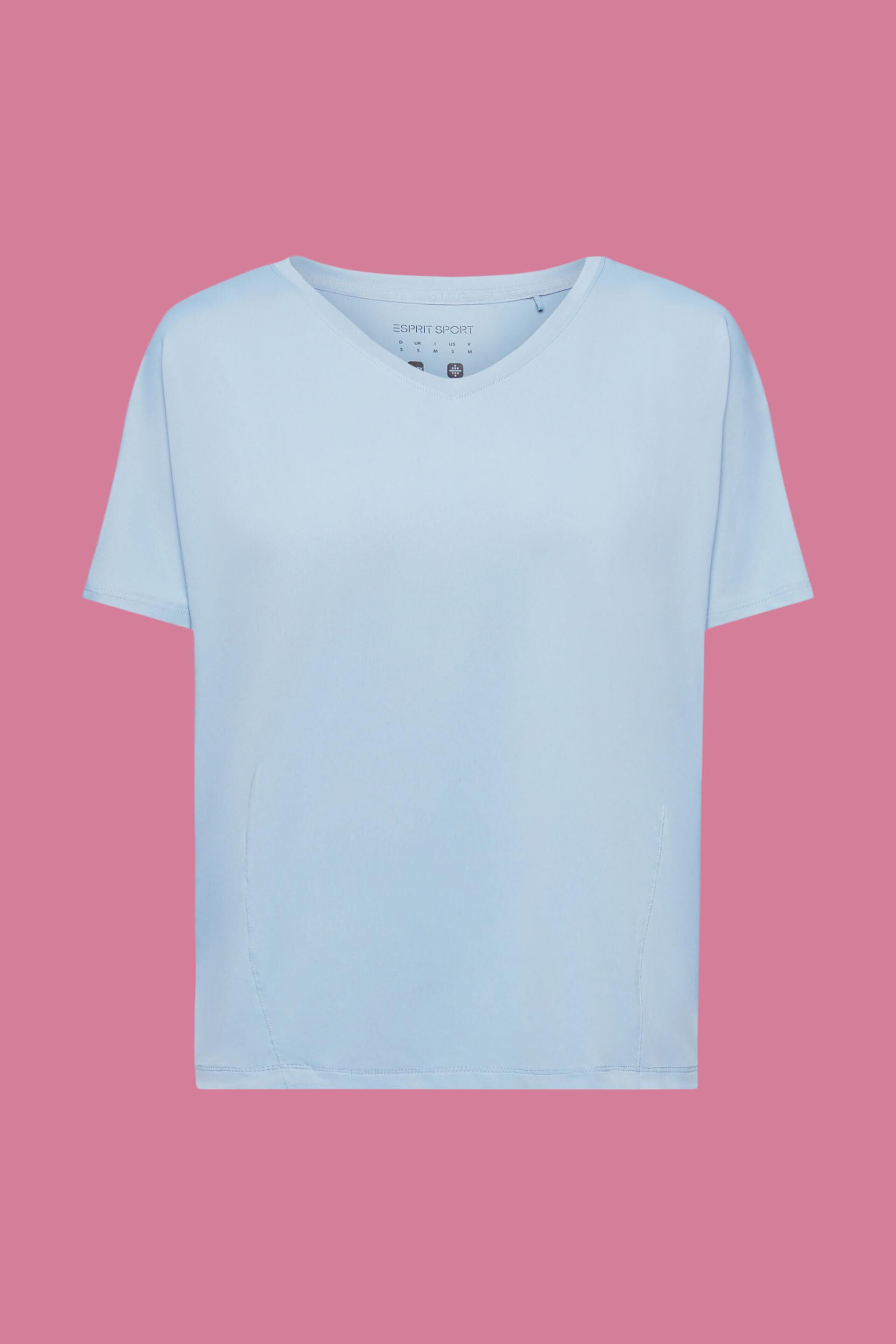 T-shirt de sport à encolure en V doté de la technologie E-DRY