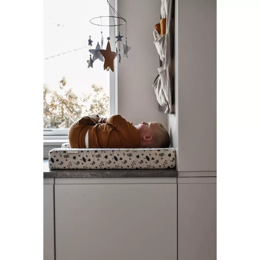 Filibabba Musikmobile Sternschnuppe Grey Melange