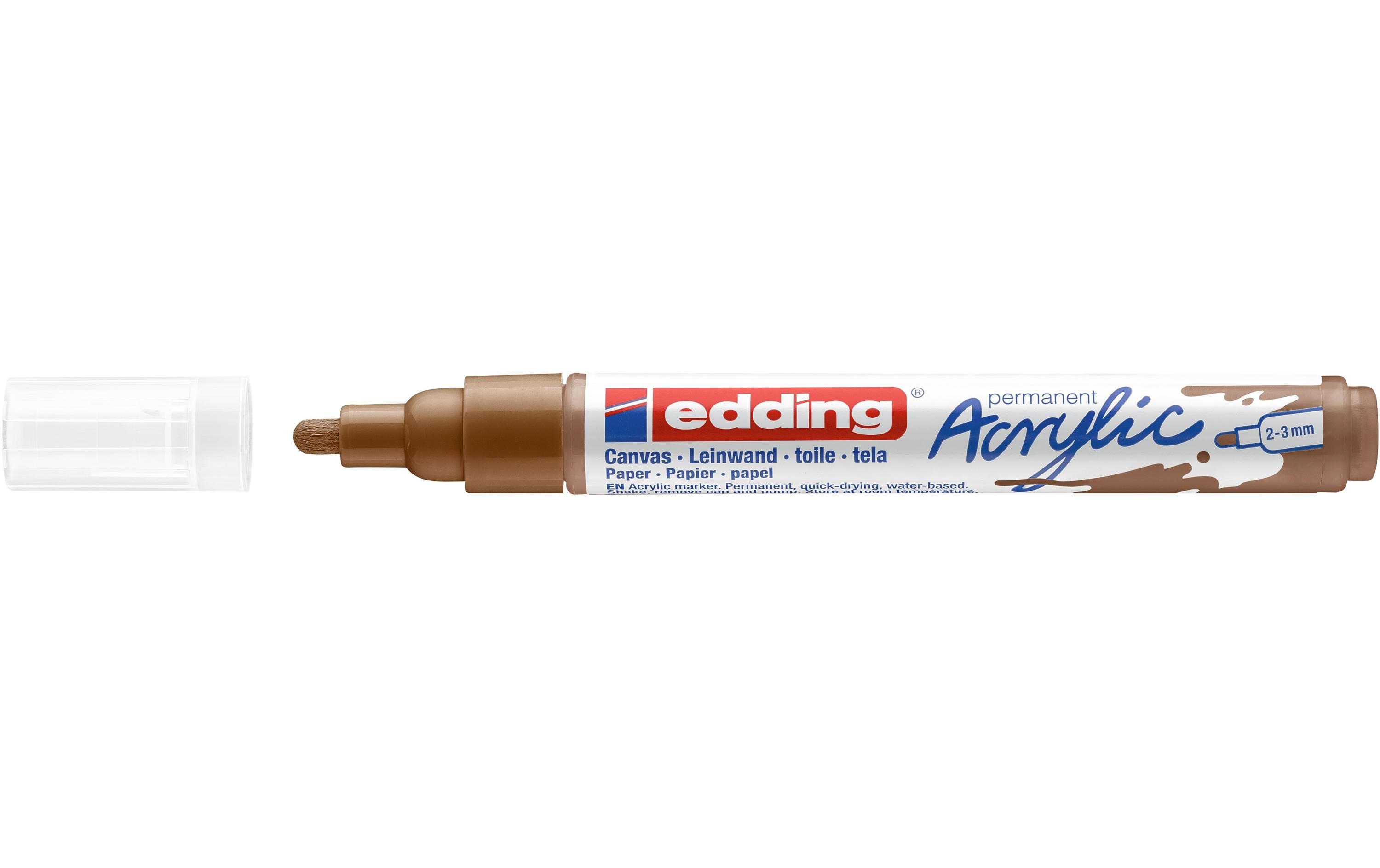 Acrylmarker 5100 Medium, BraunSchnelltrocknende Acrylstifte