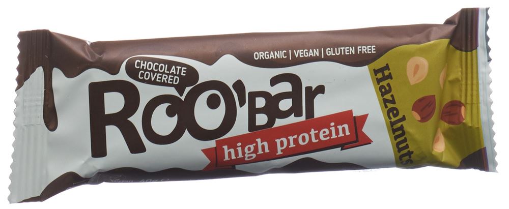 ROOBAR Schokoriegel Haselnuss Protein 40 g