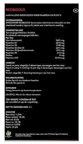 Synovium Red en Gold 1 liter