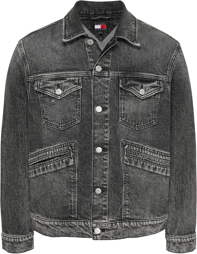 Tommy Jeans Jeansjacke »ISAAC DENIM TRUCKER CH6187« mit Logoprägung