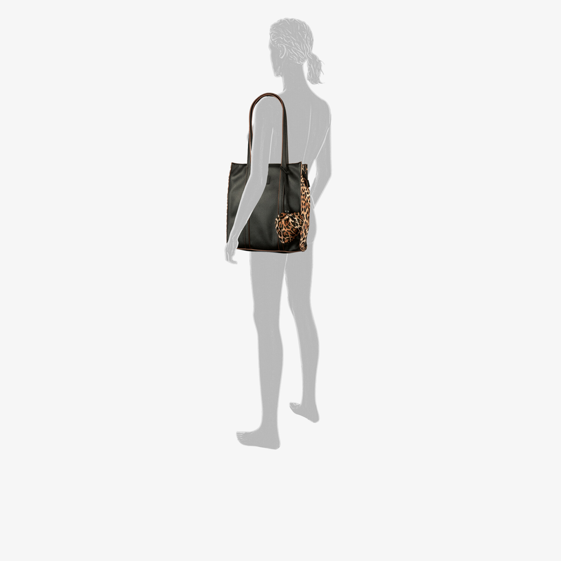 Gabor Damen Shopper schwarz