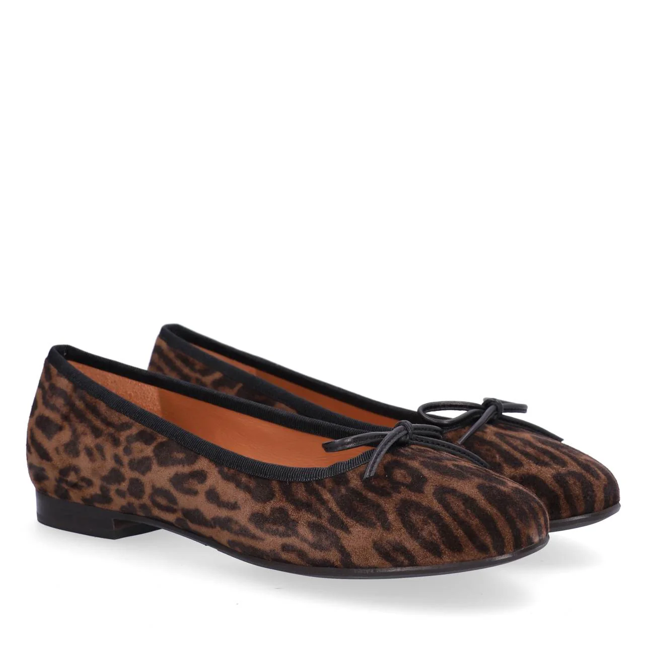 Billi Bi  A7425 ballerinasko - Leopardo Arabica Suede