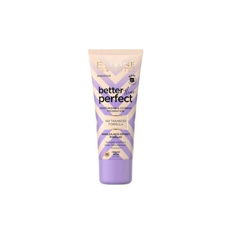 Eveline Better than Perfect hydraterende en dekkende foundation /05/ Creamy Beige 30 ml
