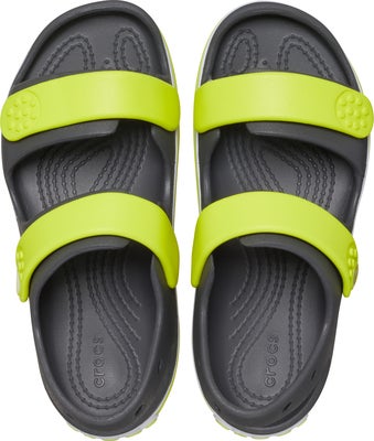 Crocs Crocband Cruiser Sandaler, Slate Grey/Acidity