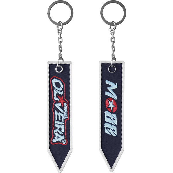 Ixon - Porte-clés textile Miguel Oliveira 22 Navy / Blanc