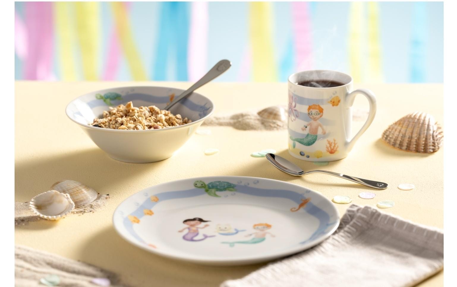 LEONARDO Kindergeschirr-Set »Avventura 3tlg. Mee«