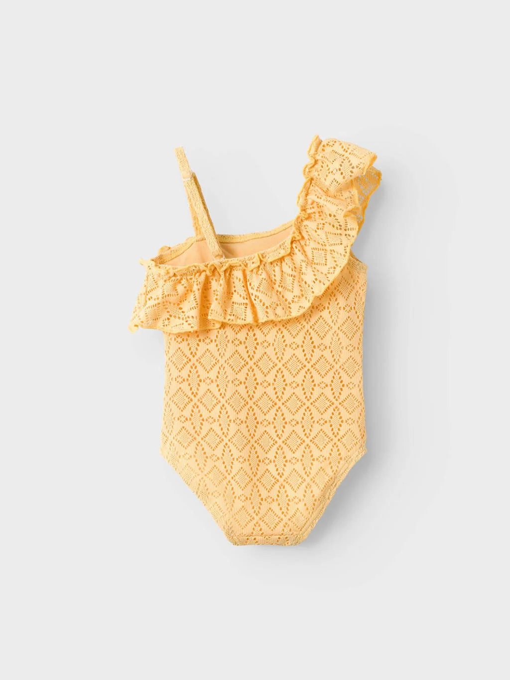 badpak NMFFANNIE met all over print geel