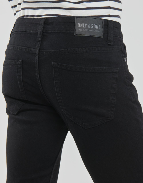 Only & Sons  - ONSLOOM BLACK 4324 JEANS VD - Noir