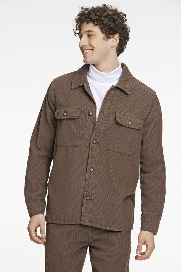 Lindbergh Corduroy overshirt Brun