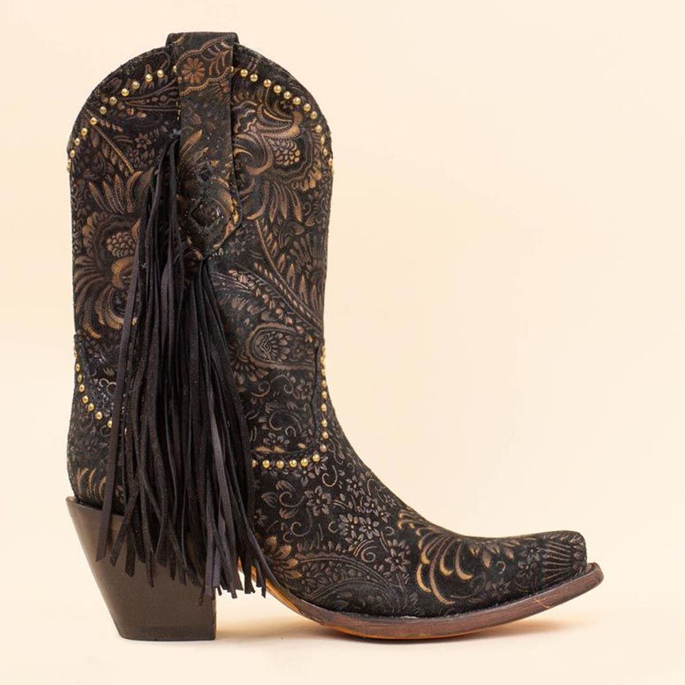 Corral cowboyboots A4492 black - gold