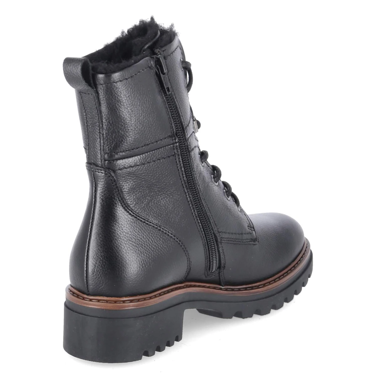 TamarisWinterschnürstiefeletten - BLACK LEATHER