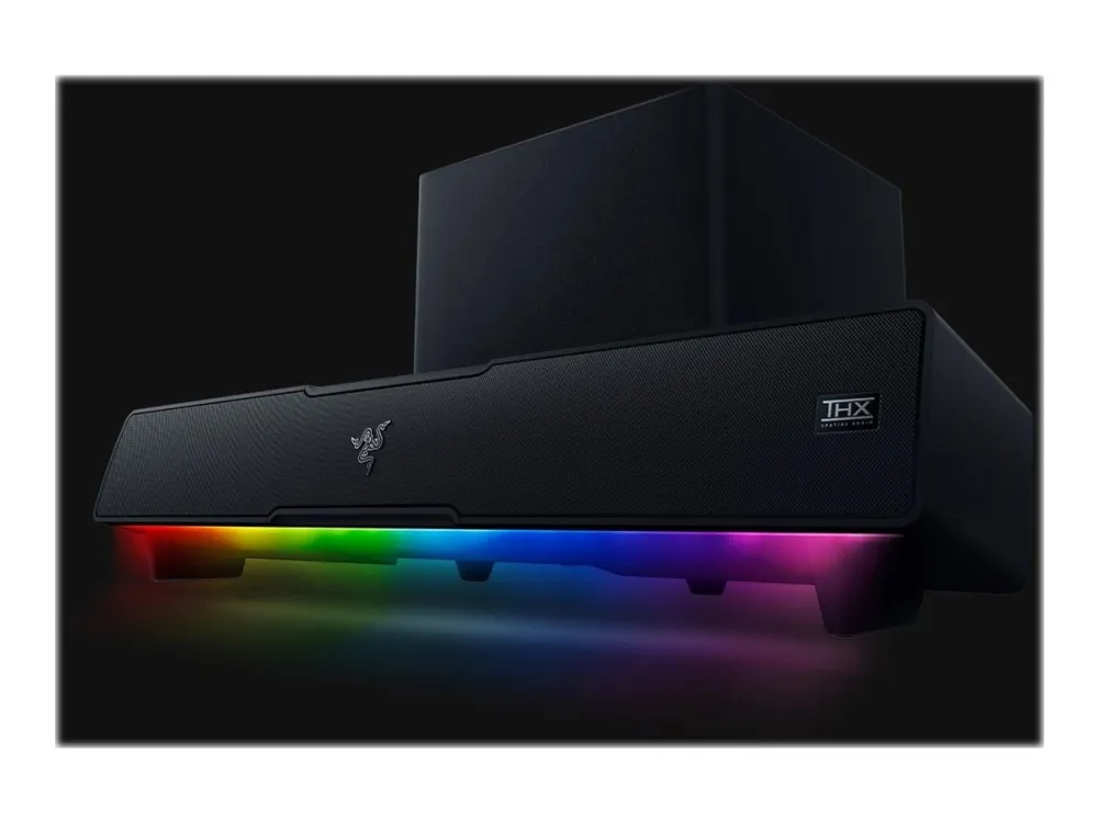 Razer Leviathan V2 - Lydbarsystem - til PC - trådløs - Bluetooth - App-kontrolleret - USB