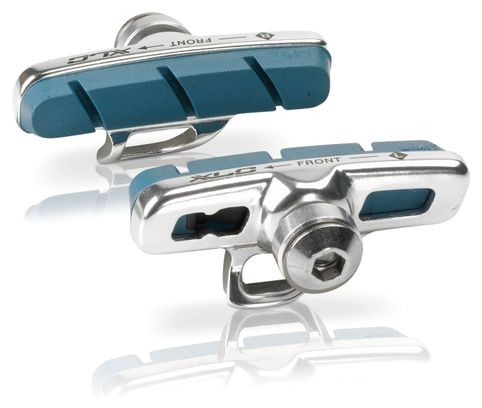Patins de Frein XLC BS-R02 avec Support pour Shimano Jante Carbone (2 Paires)