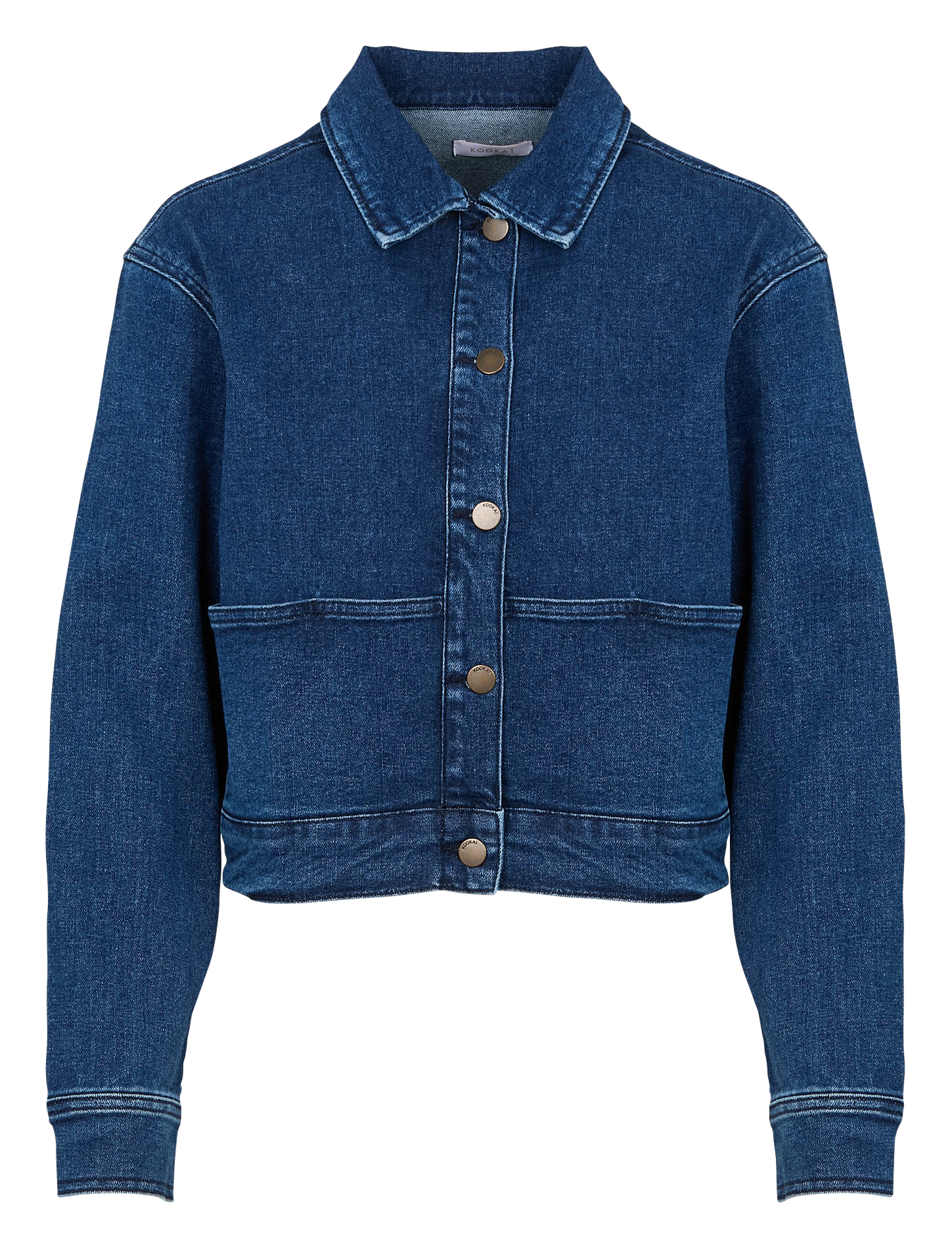 JENNY - Veste col chemise en jean | Bleu