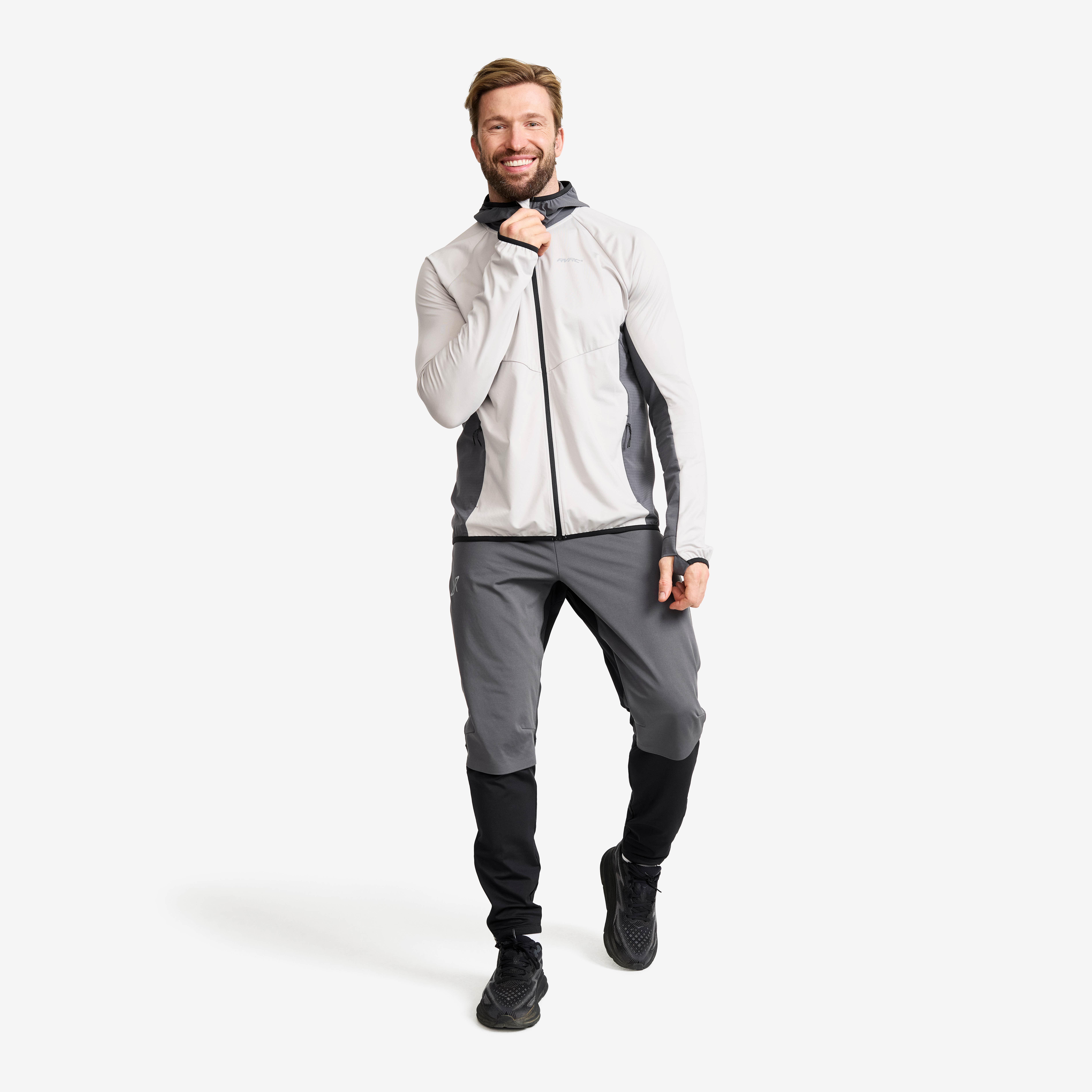 Pace Hooded Wind Jacket Herre Vapor Blue