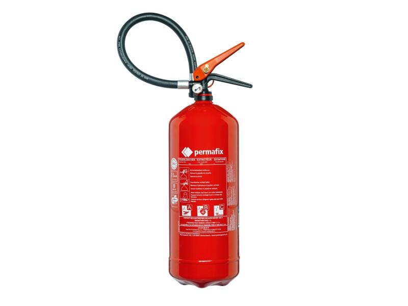 Permafix Feuerlöscher Pulver PS6-HJ Brandklasse ABC, 6 Kg