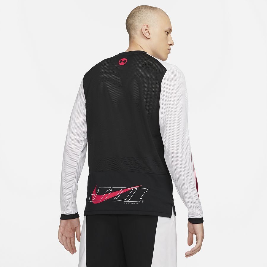 Nike Maillot d'Entraînement Sport Clash - Blanc/Noir