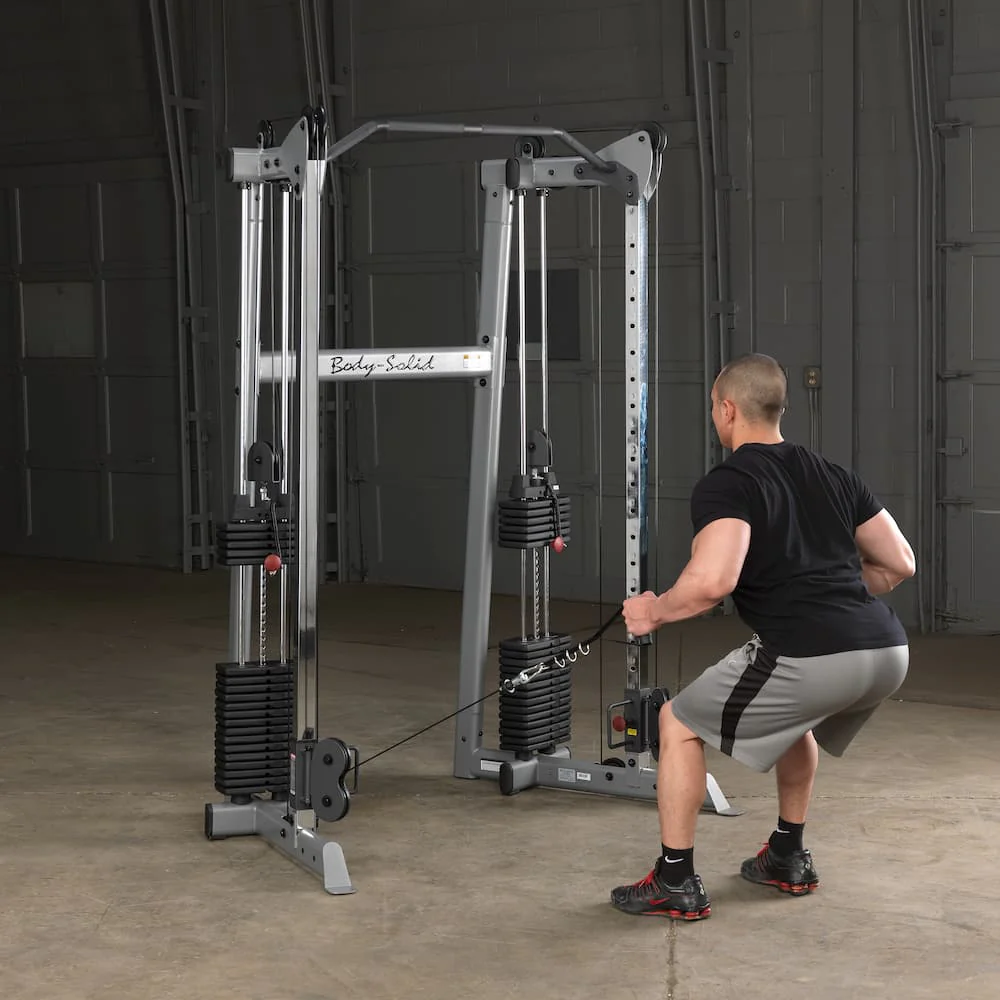 BODYSOLID Centre D'entraînement à cables Compact