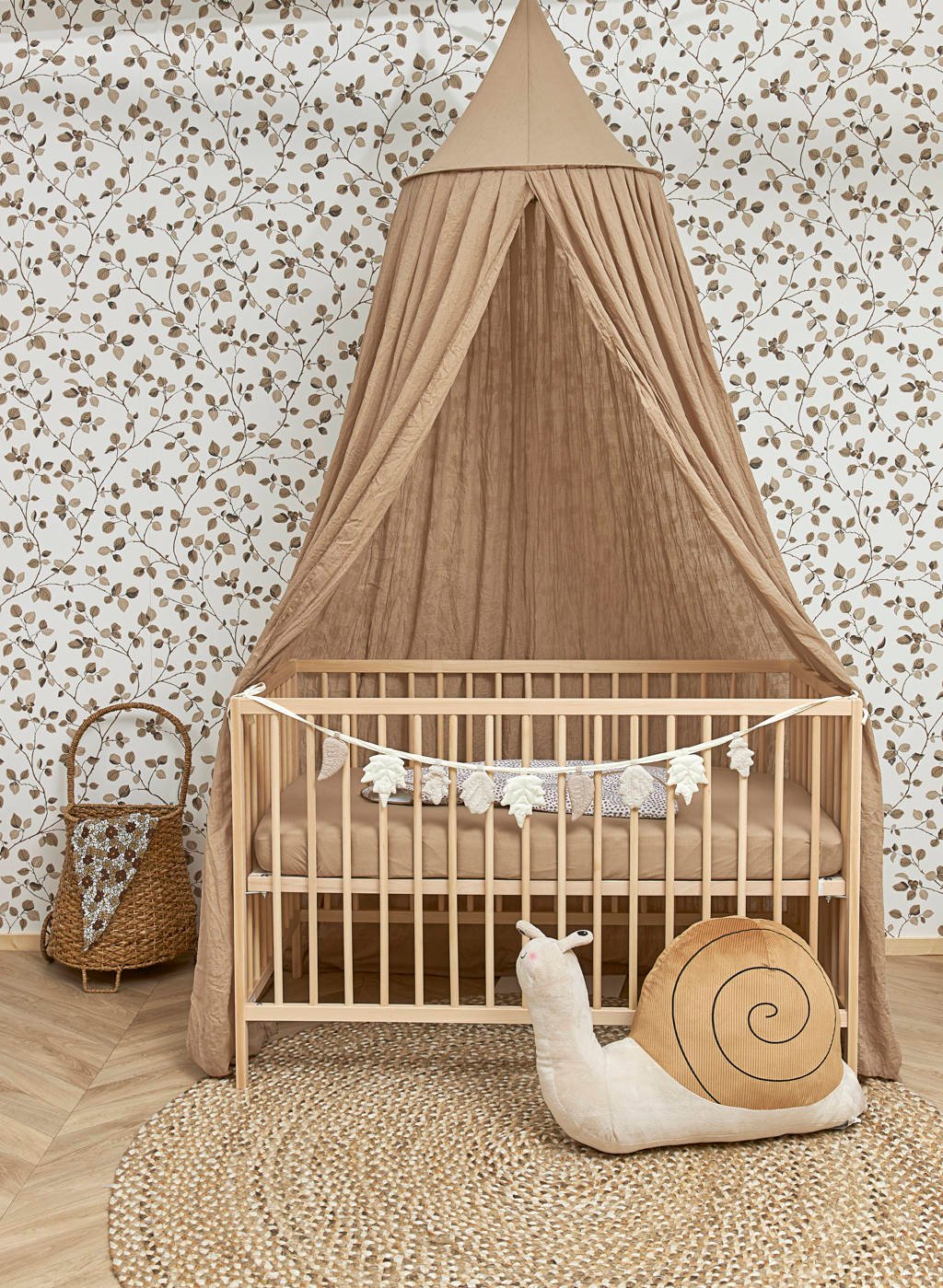 jersey ledikant hoeslaken 60x120 cm taupe