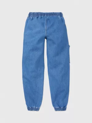 Calça Jogger de Cintura Alta com Ajuste Adaptável para Mães