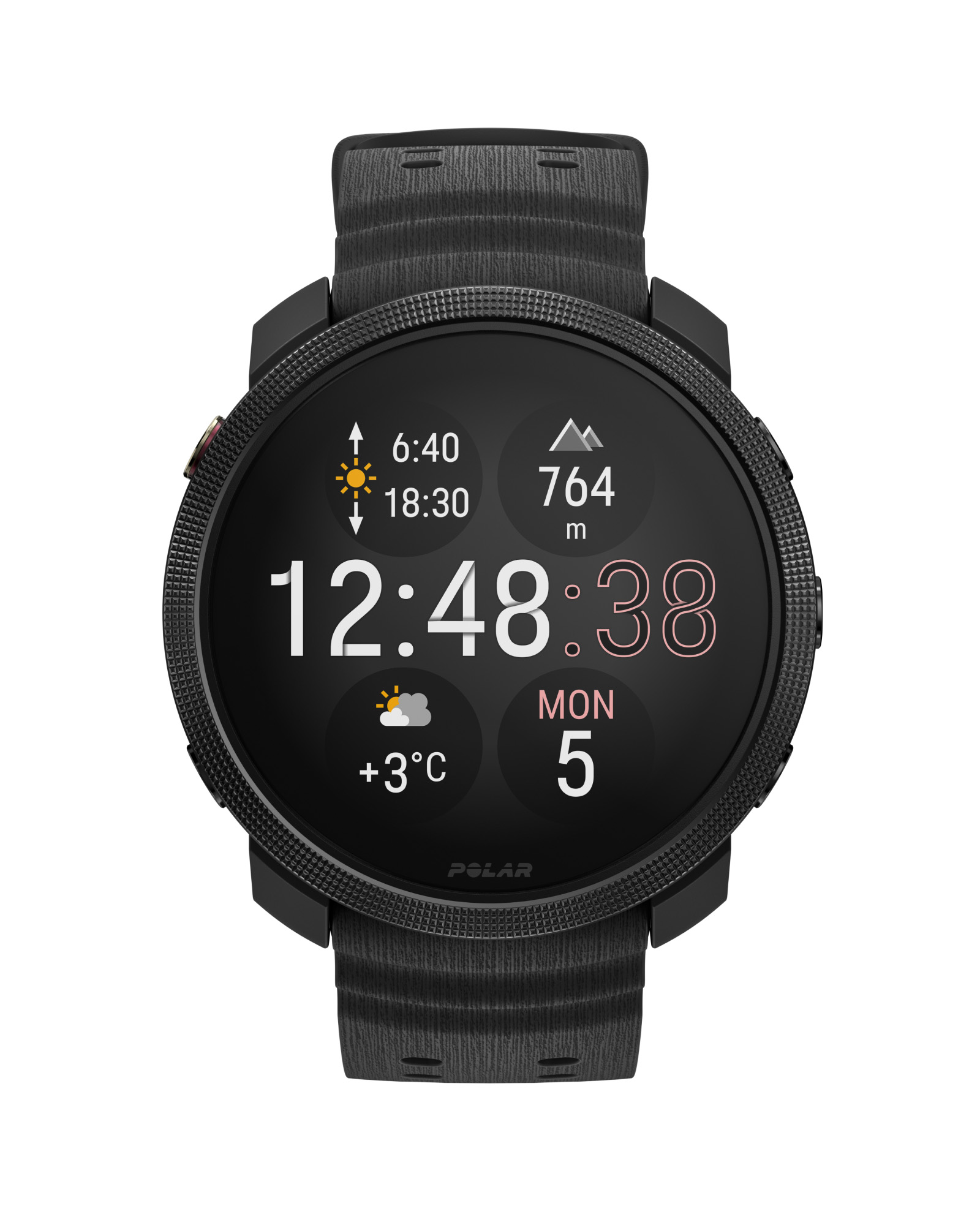 Polar Vantage Treningsklokke M3 Svart S-L