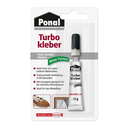 Ponal Turbokleber Holzleim, Tube mit 10 g
