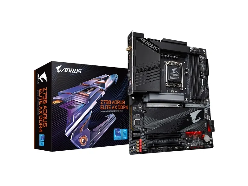 Gigabyte - Bundkort - LGA1700 sokkel - Z790 Chipset - onboard grafik (CPU påkrævet) - HD Audio (8-kanaler)