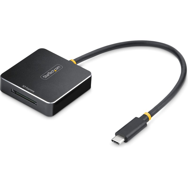 StarTech.com Lecteur de Cartes SD Express USB-C, USB 10Gbps, Lecteur de Cartes Mémoire Portable, Adaptateur USB Type-C vers Secure Digital 7.1, Fonctionne avec tous les Systèmes d'Exploitation