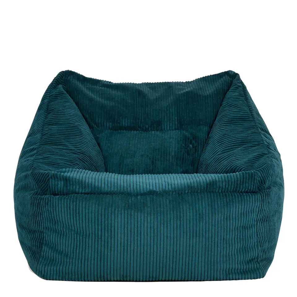 icon Zitzack Natalia - Corduroy Zitzakfauteuil - Blauwgroen