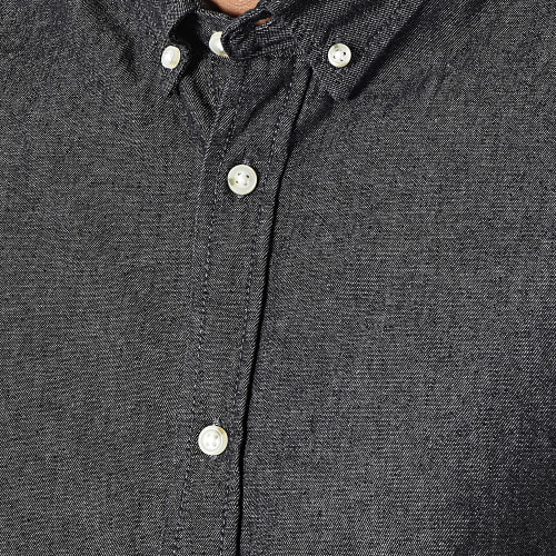 Chemise Jean Manches Longues Dek Noir
