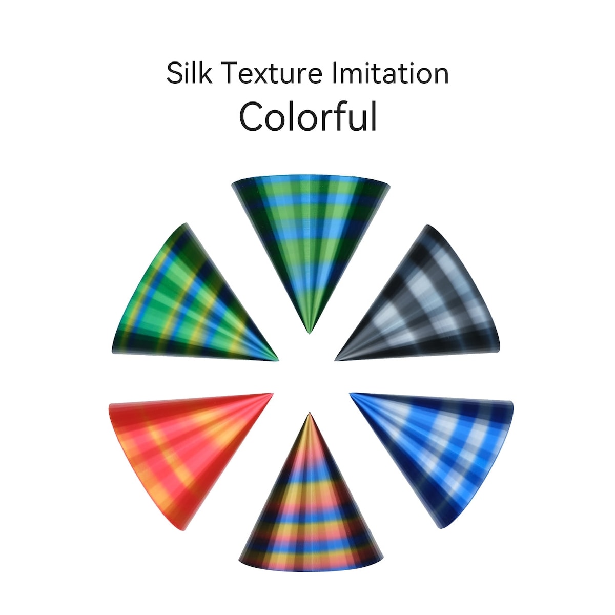 eSUN Silk Candy 1.75mm 1kg - Silver Blue