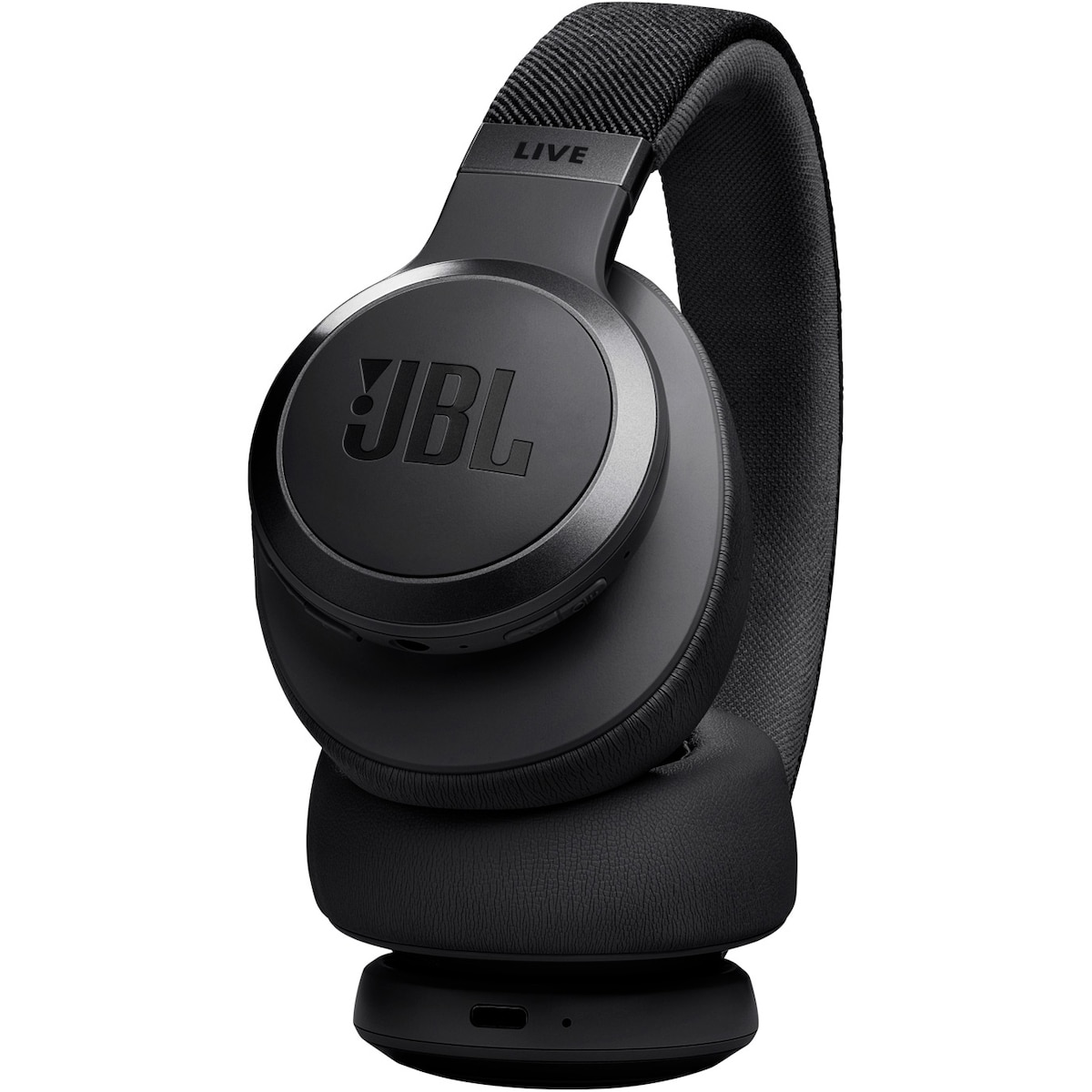 JBL Live 770NC trådløse around-ear hodetelefoner (sort)