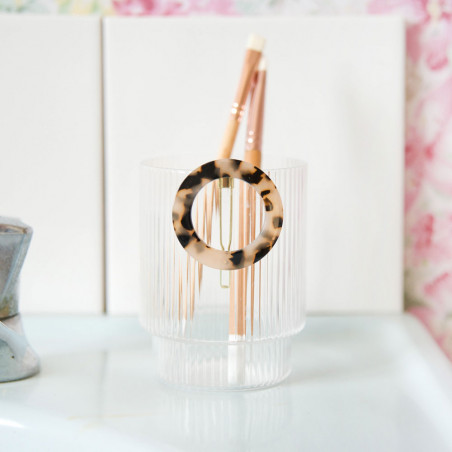 Bachca Barrette Ronde Ecaille