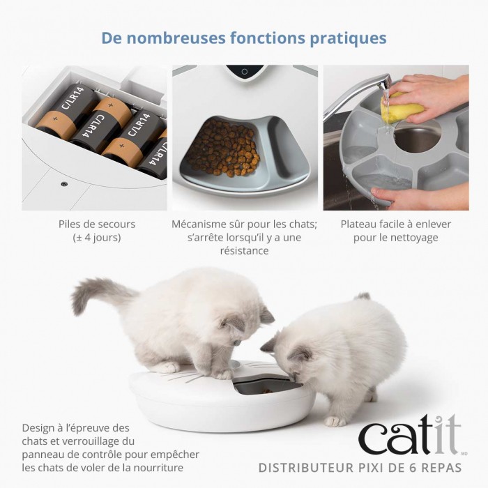 Distributeur connecté Pixi 6 repas