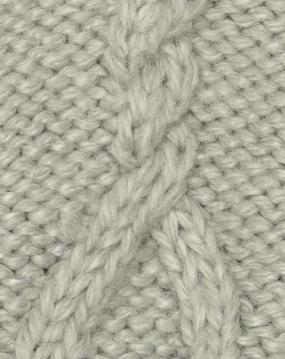 Strick-Fäustlinge MINI CLASSIC in grau melange