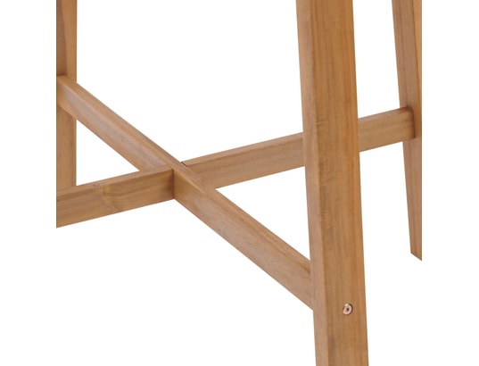 HESPERIDE - Table de jardin haute tiwi en acacia - 4 places