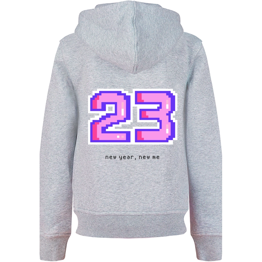 F4NT4STIC Hoodie SIlvester Party Happy People Only heather grey