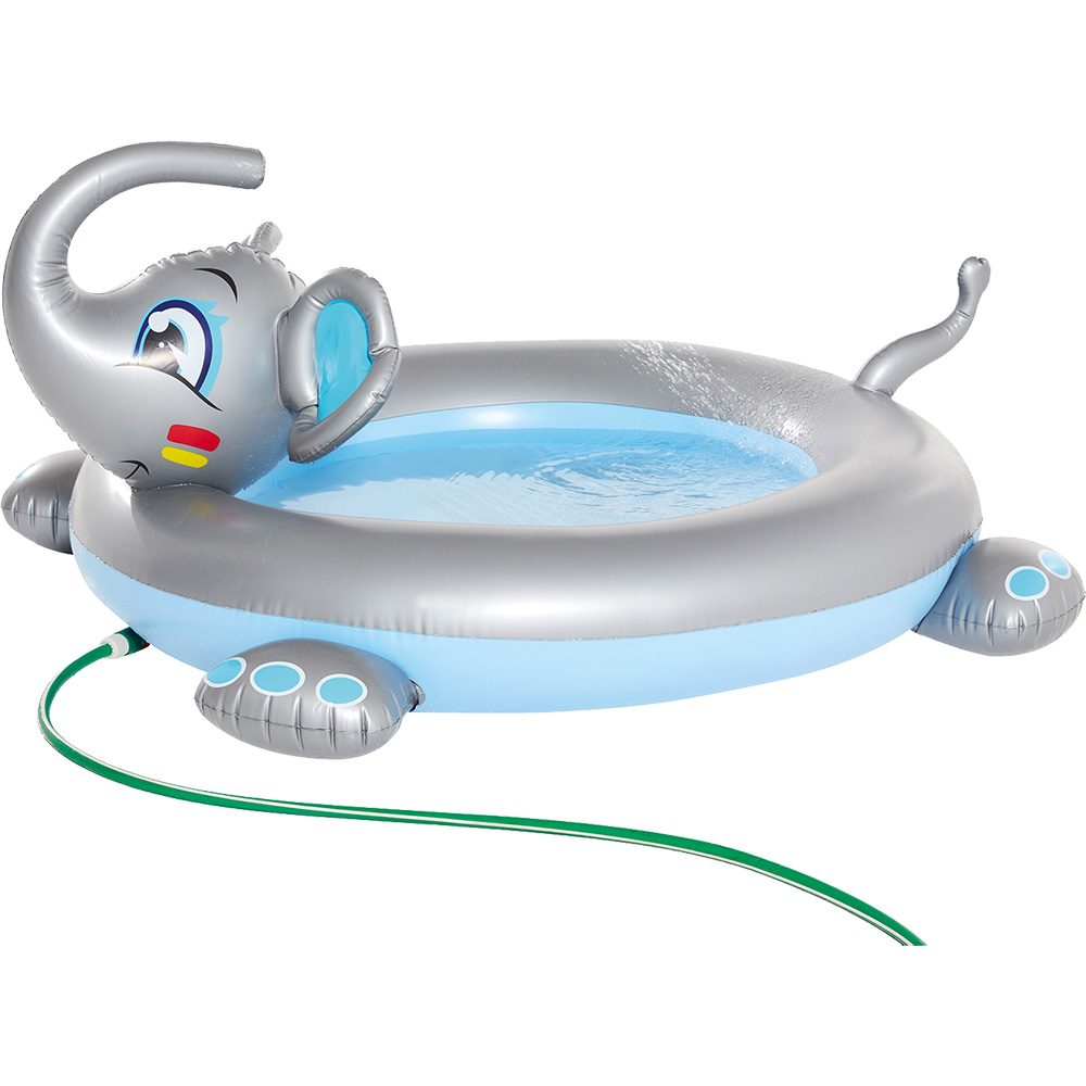 Happy People Kinderpool mit Spritzfunktion grau