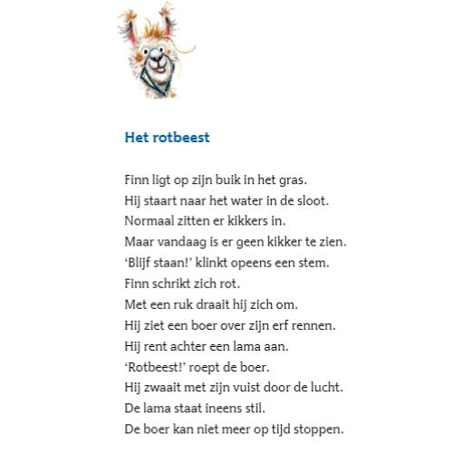 Uitgeverij kluitman spit de lama - avi m4